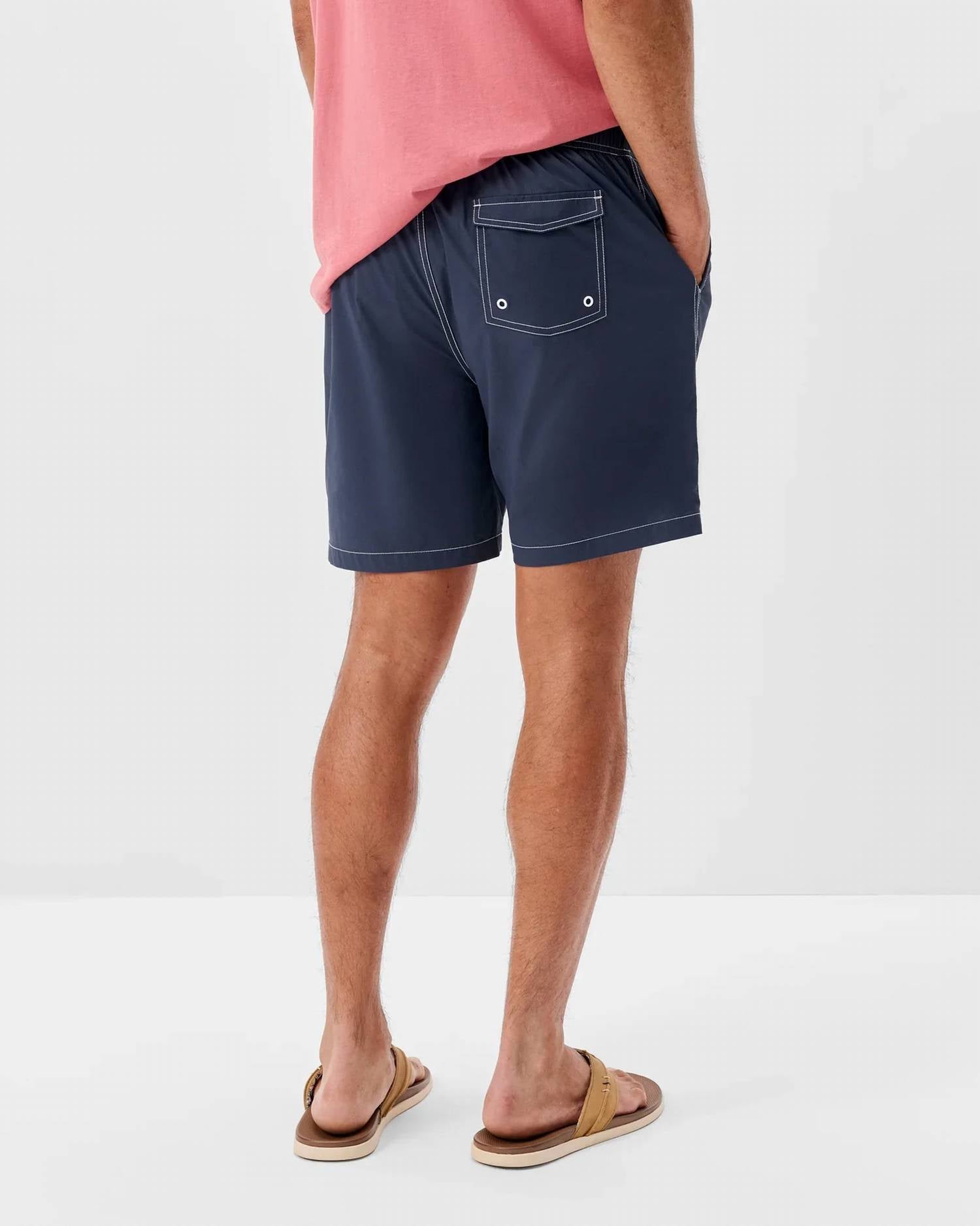 Johnnie-O - Half Elastic Swim Trunks - 7"