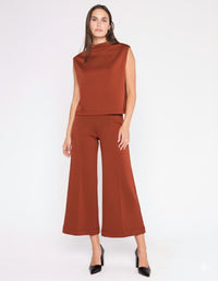 Ripley Rader - Scuba Cropped Wide Leg Pant
