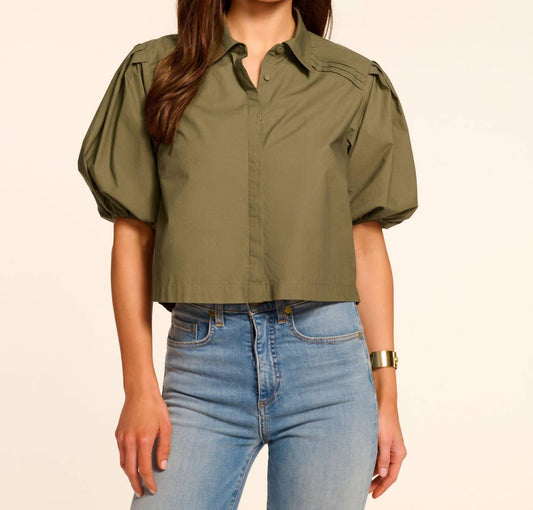 Ramy Brook - Valeria Cotton Poplin Button Down Top