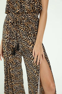 Honey Punch - Born to be Wild Leopard Jumpsuit