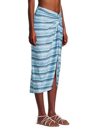 Ramy Brook - Xana Chevron Coverup Skirt