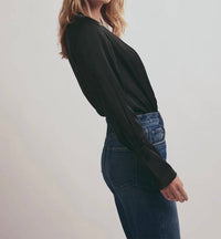 Favorite Daughter - Date Pleated Neckline Blouse