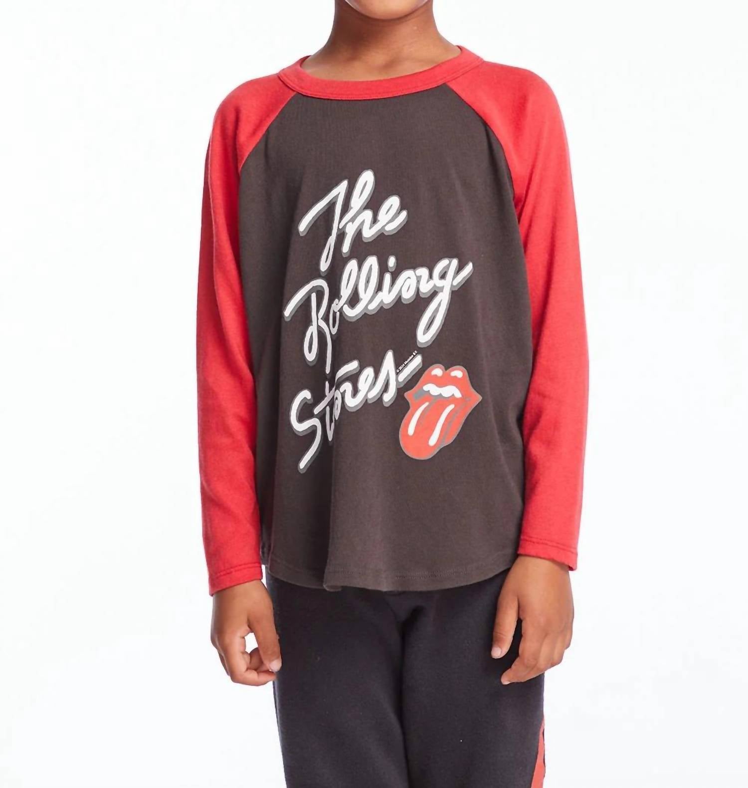 Chaser Boy's Long Sleeve Top in red - kids' shirt