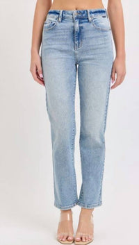 Cello - High Rise Stretch Straight Crop Jean