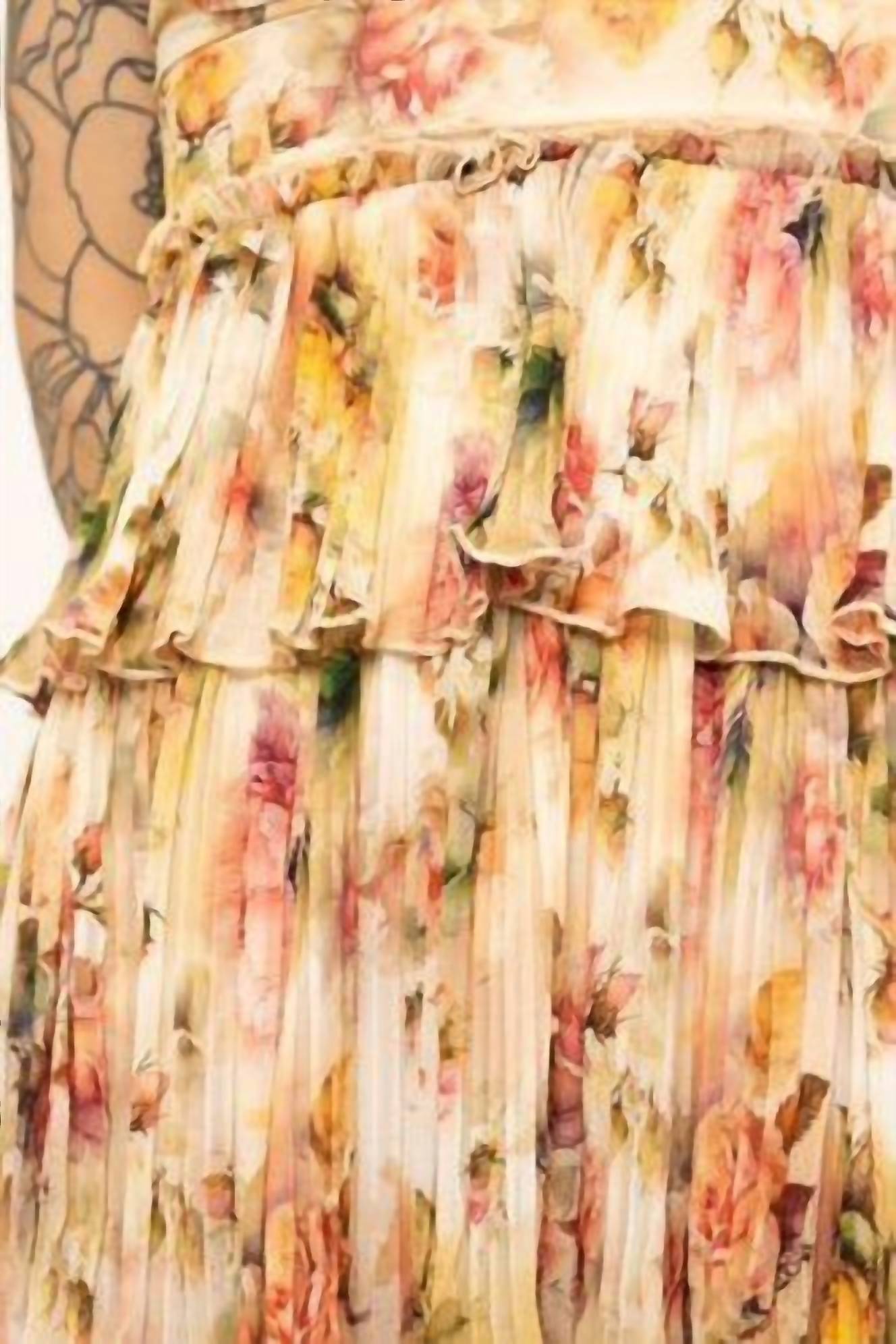 Olivaceous - Oakley Strapless Midi Dress