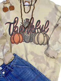 Echo Charlies - Women's Thankful Pumpkin Sweatshirt
