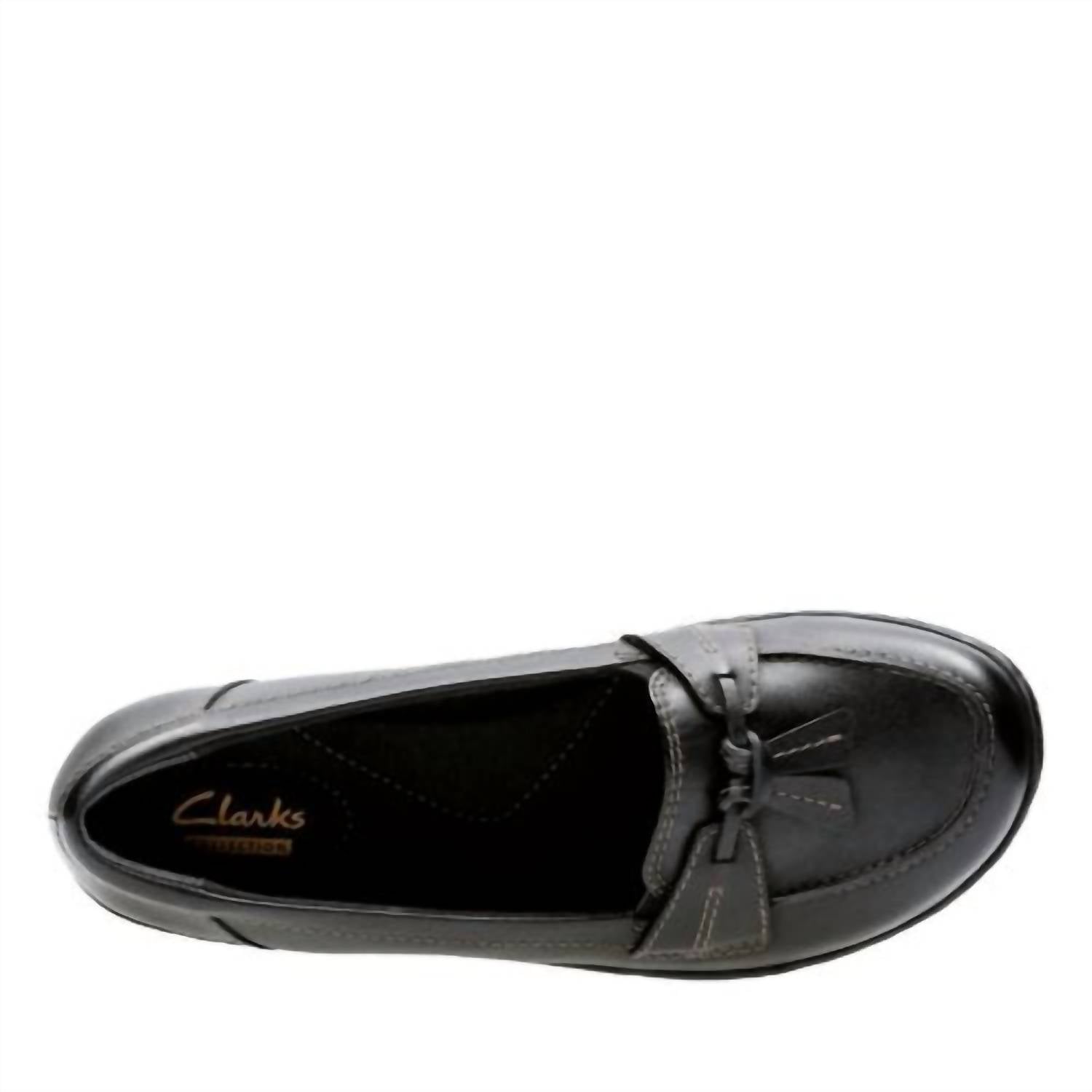 Clarks Women's Ashland Bubble Loafers in black - women's flats - view 5