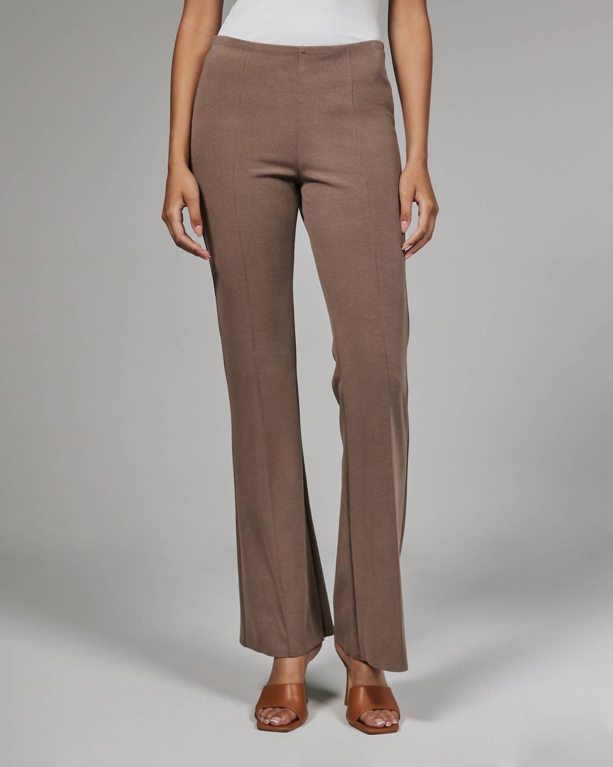 7Diamonds - Rev Ribbed Flare Pants
