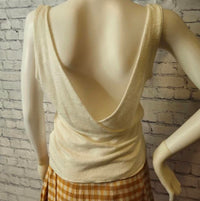 LNA Margoux Tank in white - women's tank top - alternate view