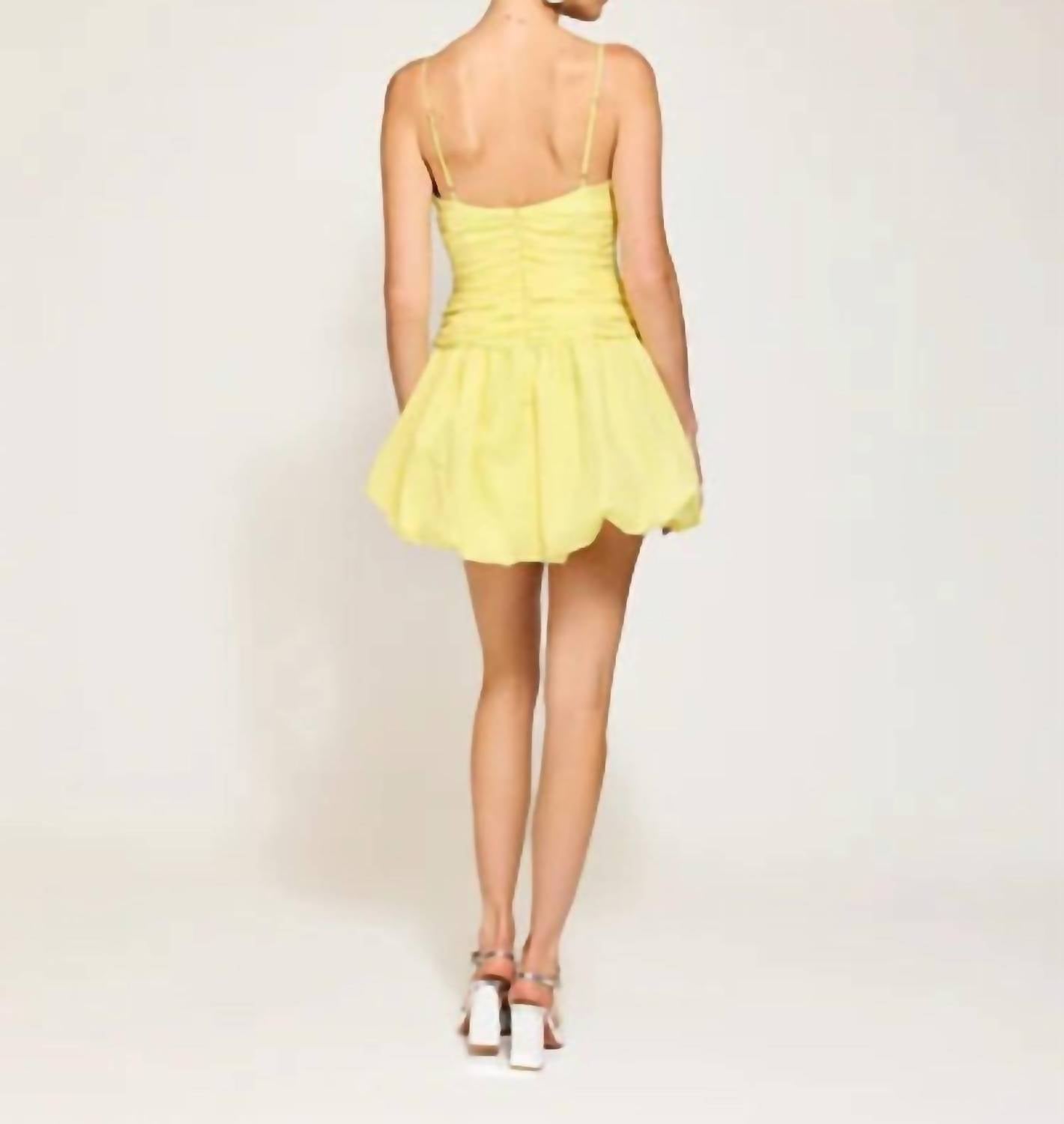 Line And Dot - Positano Bubble Mini Dress