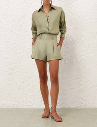 Zimmermann - Luna Wool Silk Tailored Short