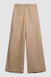 Not Monday - Serena Linen Wide Leg Pant