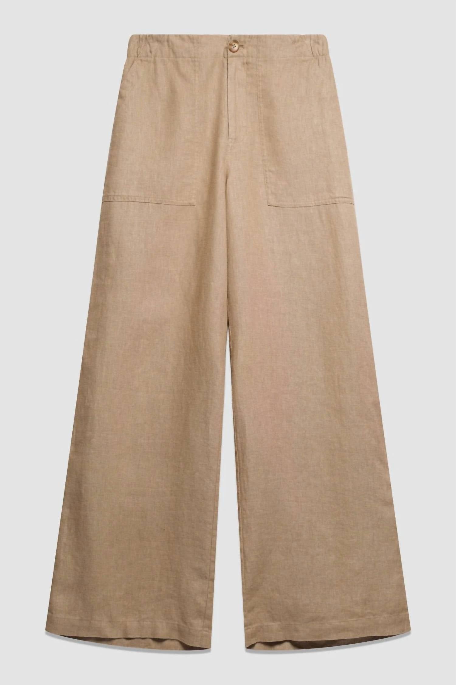 Not Monday - Serena Linen Wide Leg Pant