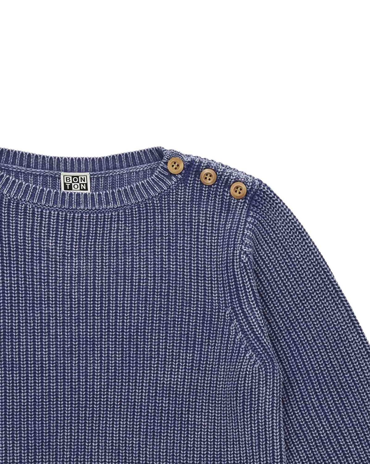 Bonton - Kid's Jean Sweater Top