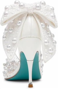 Betsey Johnson - Women's Esmy Pearl Clear Pumps