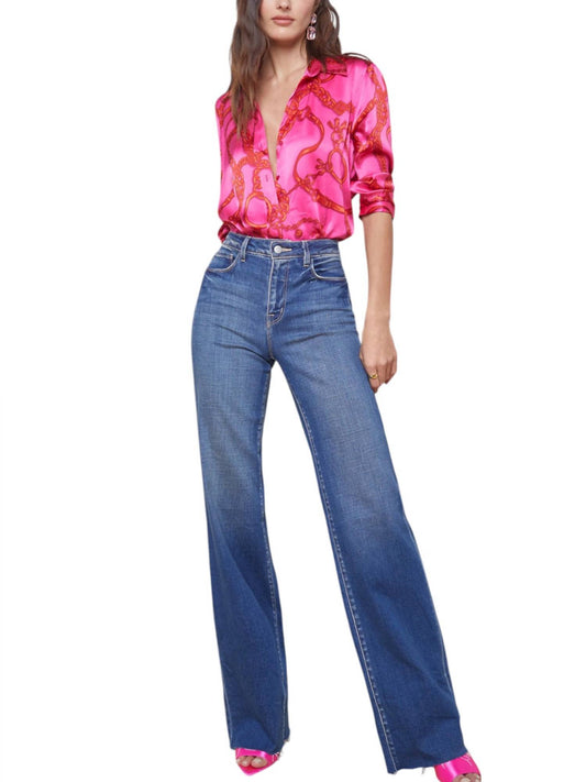 L'Agence - Scottie Wide Leg Jeans