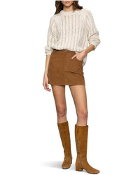 Sanctuary Briar Corduroy Mini Skirt in bronze - women's skirt - alternate view