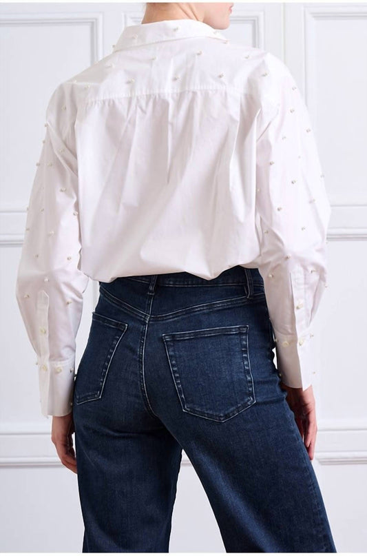 Frame - Oversized Pearl Long Sleeve Shirt