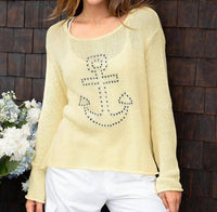 Wooden Ships - Stitched Anchor Crew Sweater