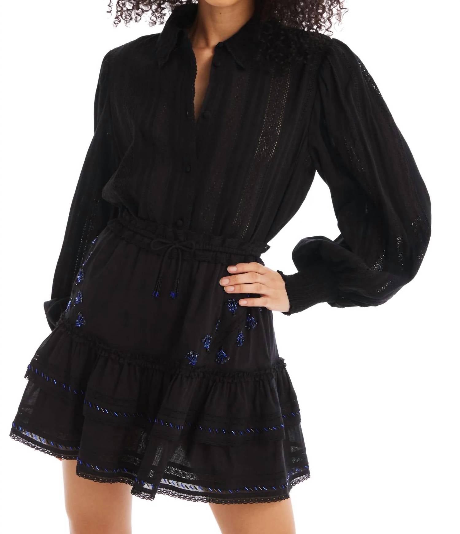 Allison New York - Beaded Keaton Mini Skirt