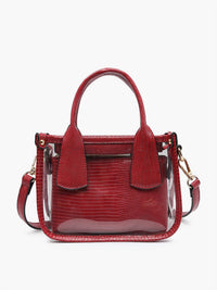 Jen & Co. - Women's Stacey Clear Satchel With Inner Bag