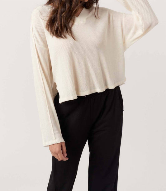 Project Social T - Underground Thermal Burnout V-neck Long Sleeve Tee