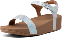 fitflop Women's Laura Iridescent Scale Back-strap Sandal in urban white - women's sandal - alternate view