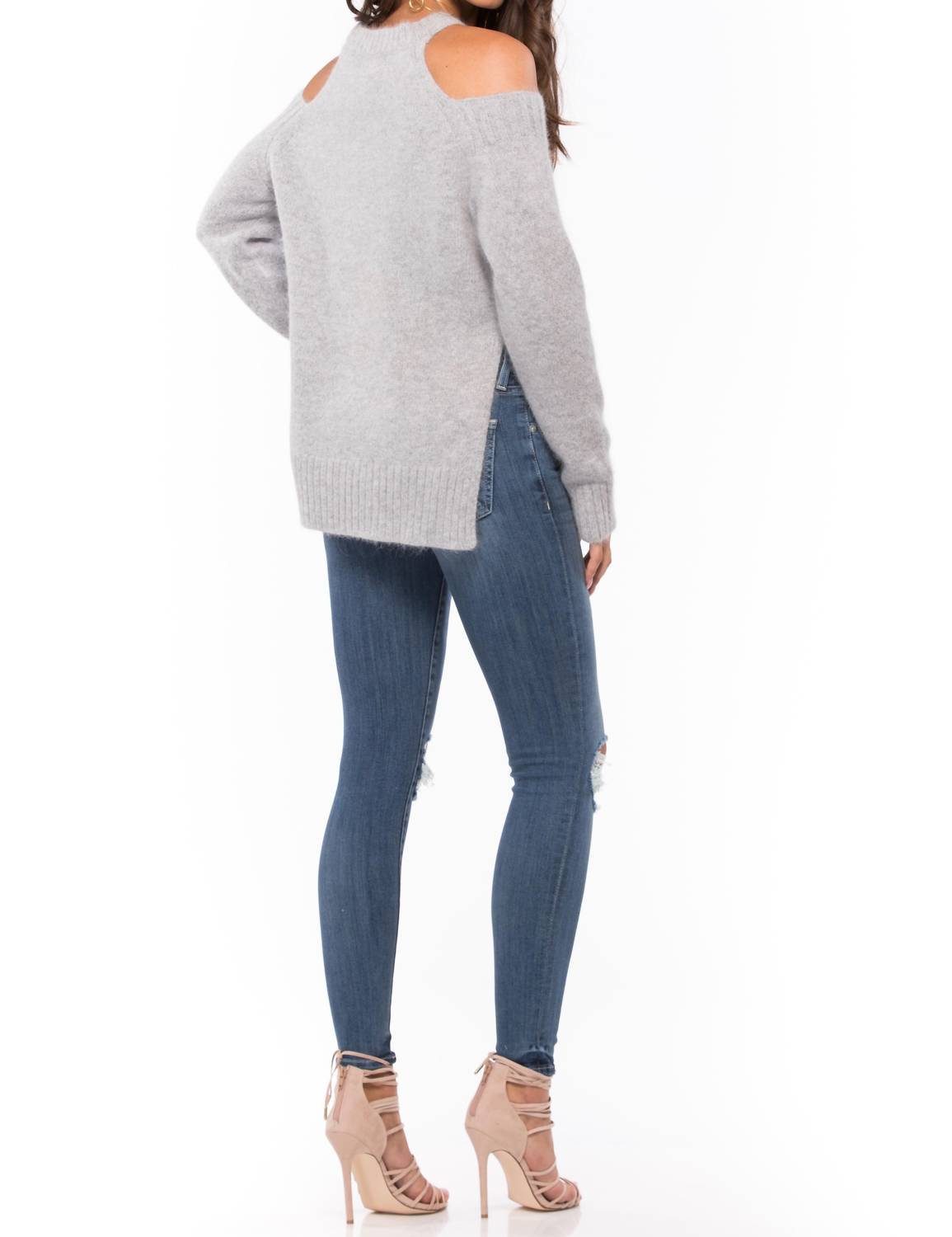 J.O.A. - Cold Shoulder Sweater