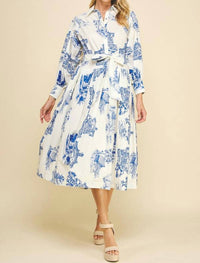 Pinch - Toile Belted Maxi Dress