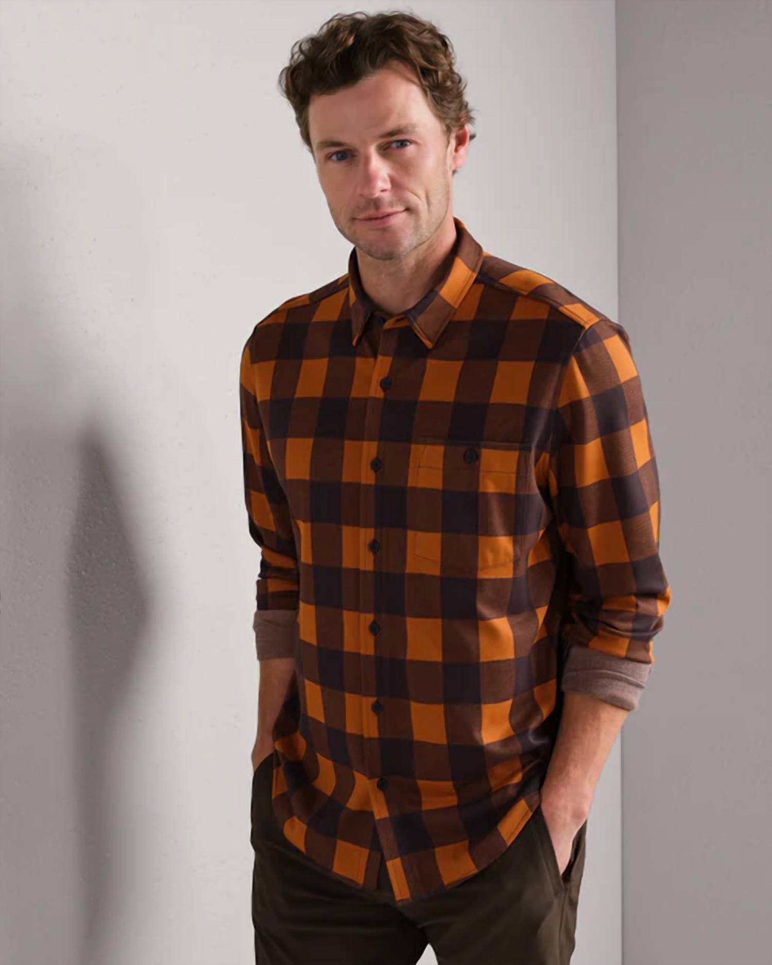 Rhone - Flannel Long Sleeve Commuter Shirt