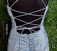 Sherri Hill - Short Ruched Open Back Dress