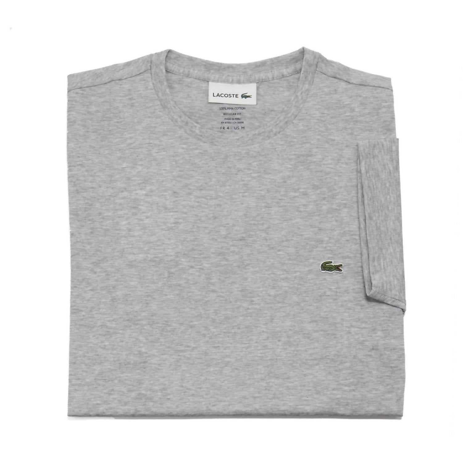 Lacoste - Men's Standard Short Sleeve Pima Crewneck Tee