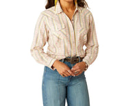 ARIAT Alyssa Long Sleeve Shirt in cream - women's shirt