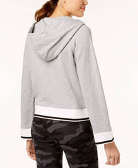 Calvin Klein - Performance Flared Sleeve Logo Cropped Zip Hoodie