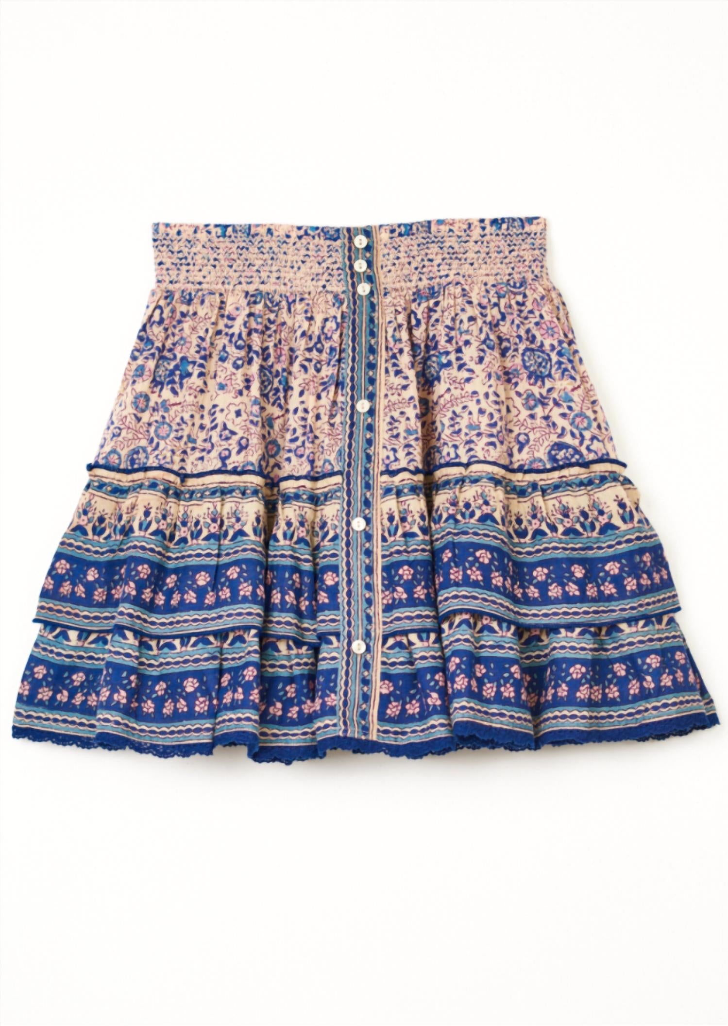 M.A.B.E. - Women's Cass Print Mini Skirt