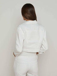 L'Agence - Koda Cropped Denim Jacket