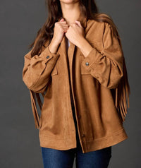 Before You - Fringe Suede Jacket