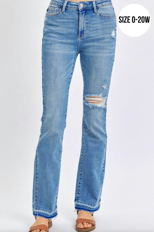 Judy Blue - Mid Rise Bootcut Jeans