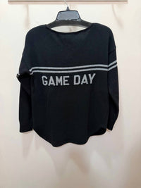 Cotton Country - Football Motif Cotton Sweater