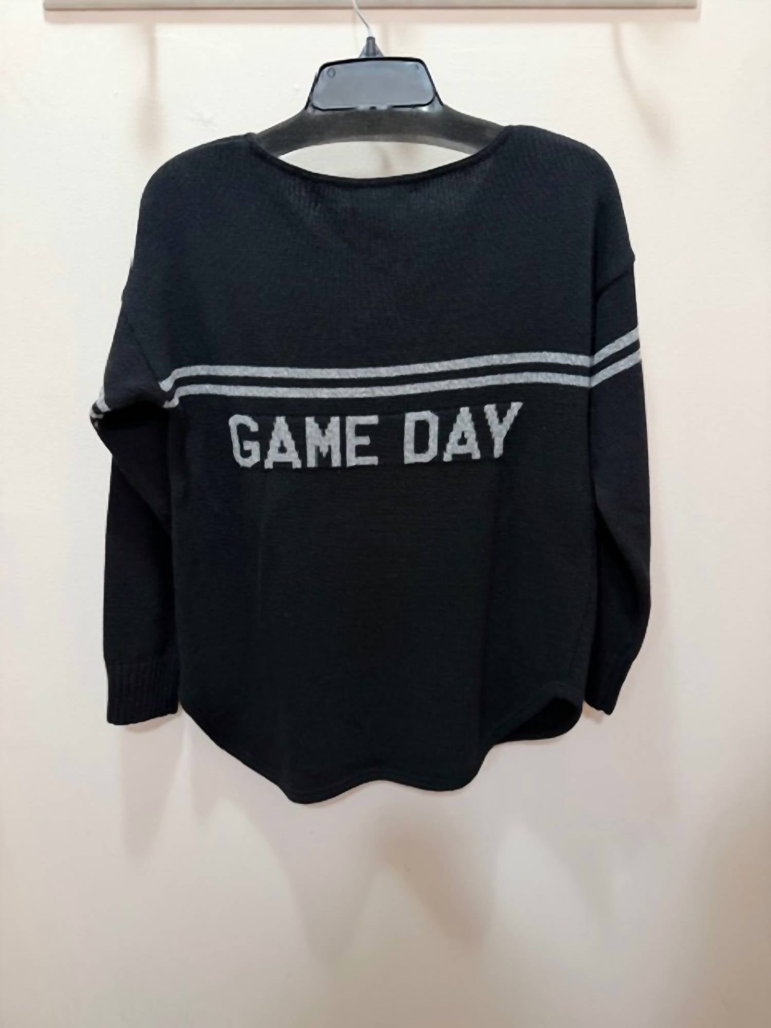 Cotton Country - Football Motif Cotton Sweater