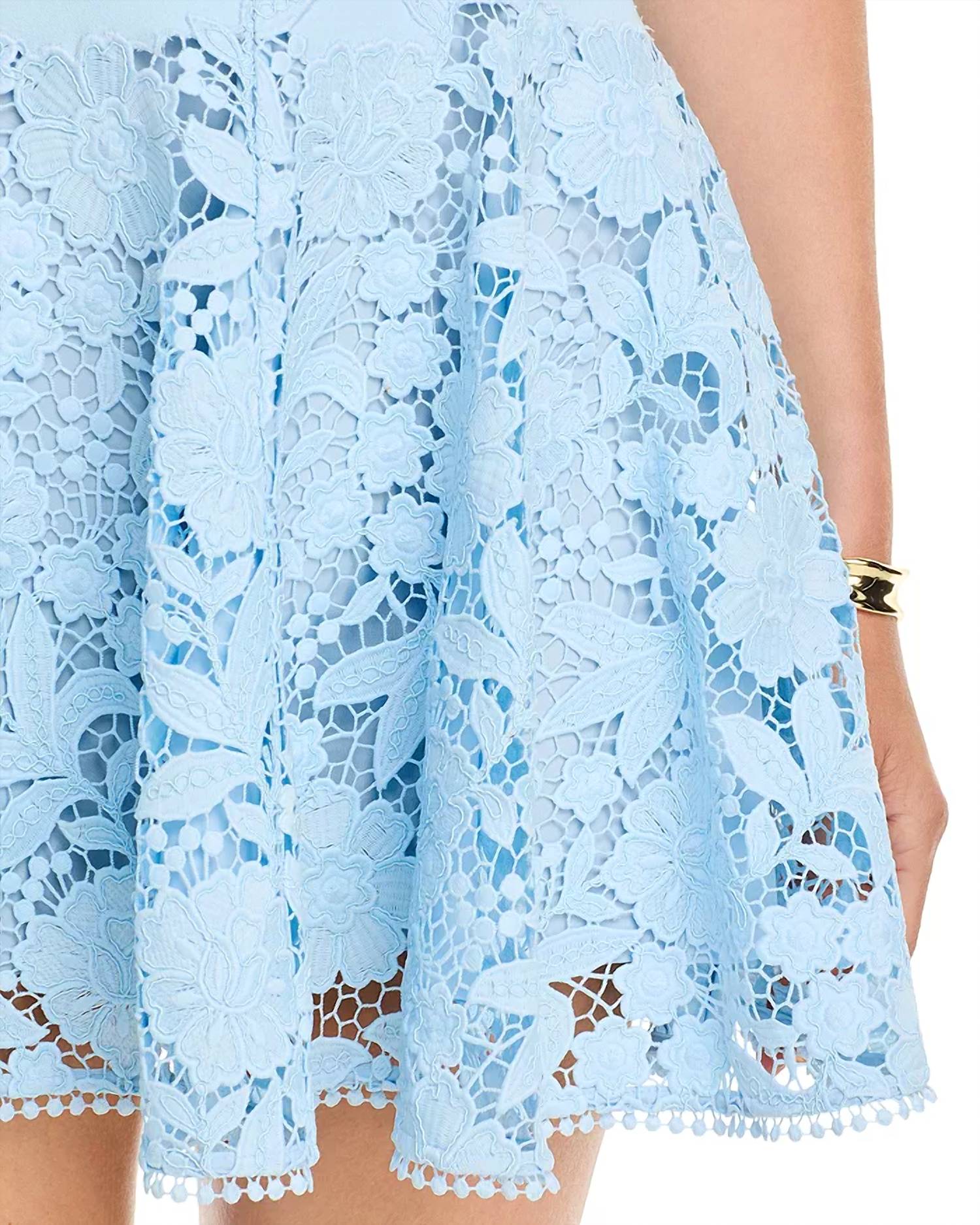 Self-Portrait - Crepe Lace Dress