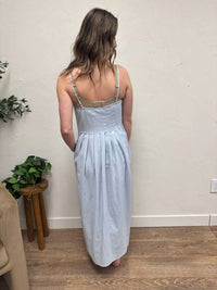 Wishlist - Cotton Pleated Bust Midi Dress