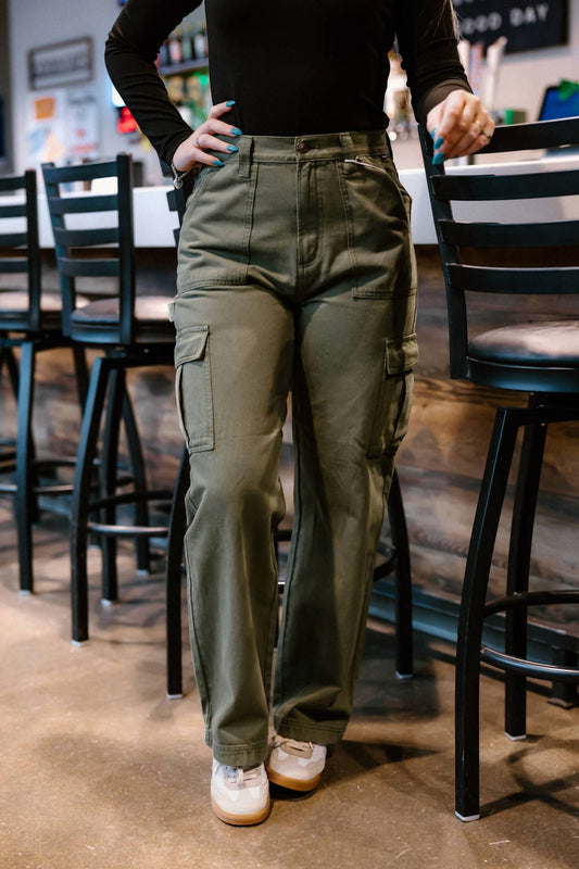 Cello - Indy High Rise Cargo Pants