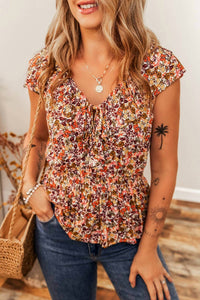 Little Daisy Closet - Felicity Floral Ruffled Top