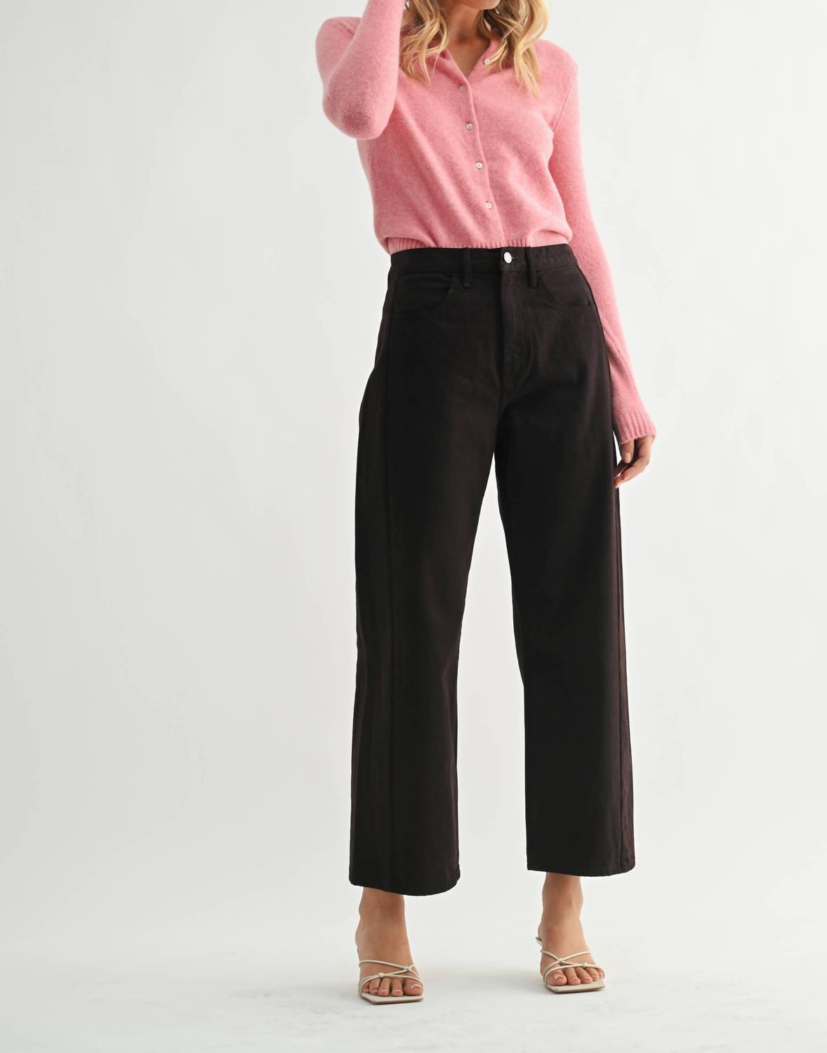 Just Black Denim - Twist Barrel Jean