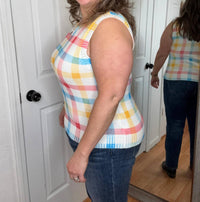 Anniewear - Judith Plaid Sleeveless Top