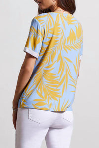 Tribal - Knot Hem Roll Sleeve Tee