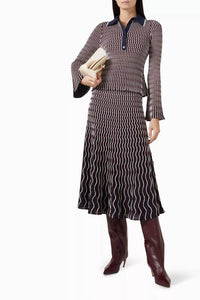 Simkhai - Colleen Knit Polo Top