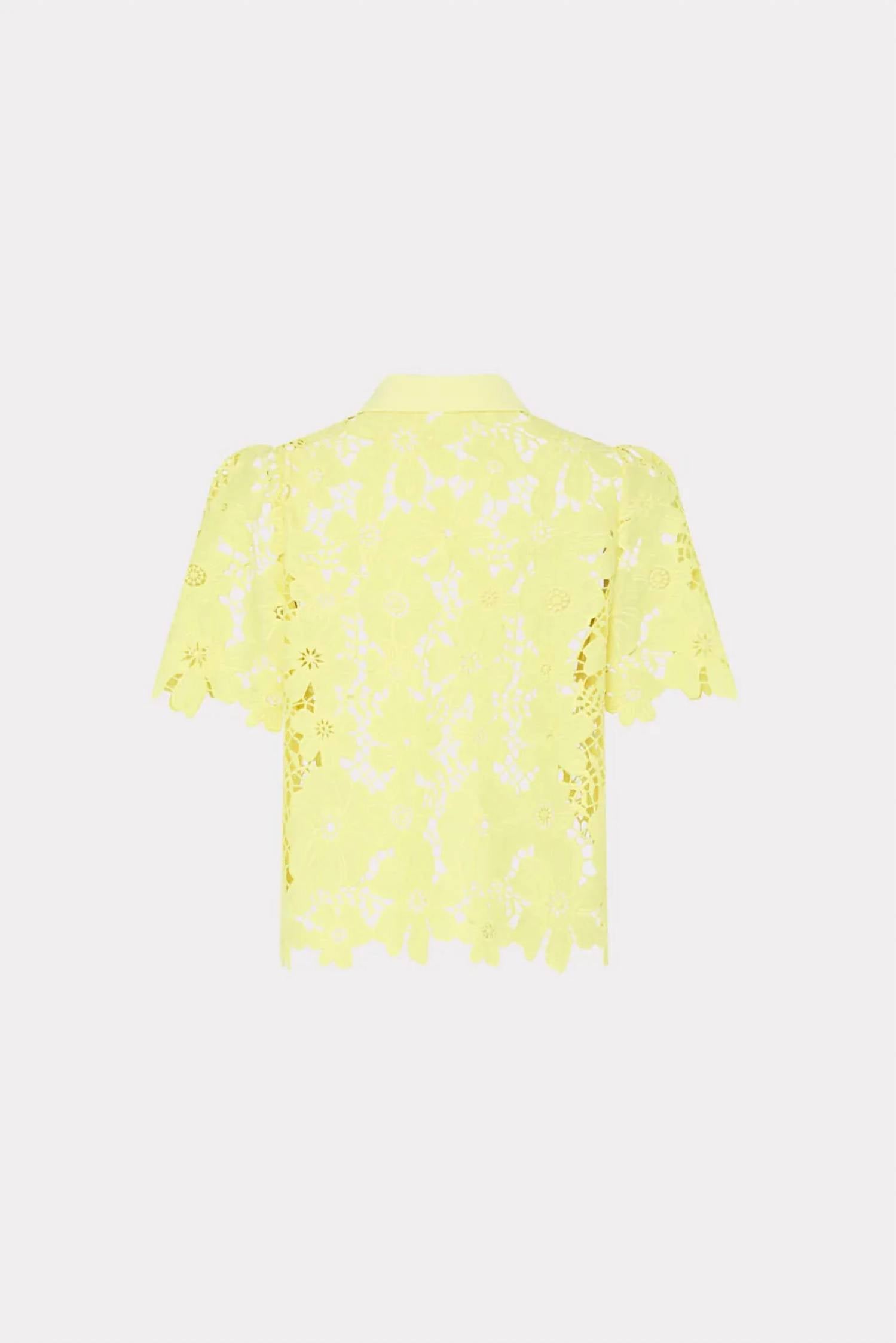 Milly - Addison Roja Lace Top
