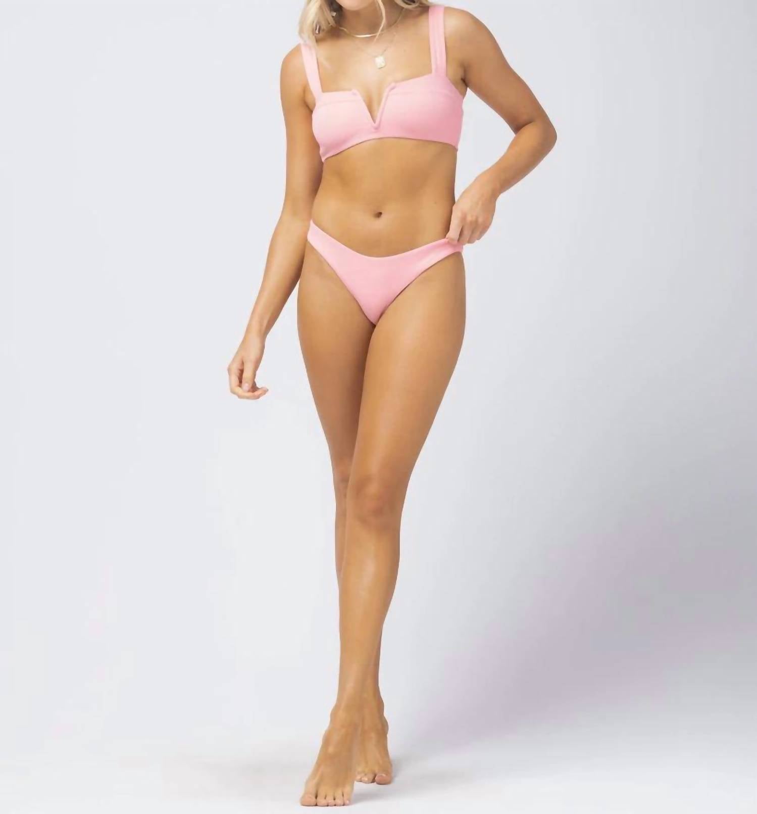 L*Space - Ribbed Lee Lee Bikini Top